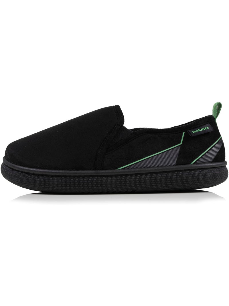 Zapatillas cerradas ante, suela bloup XTRA comfort, buena hombre Isotoner Negro - Kiabi