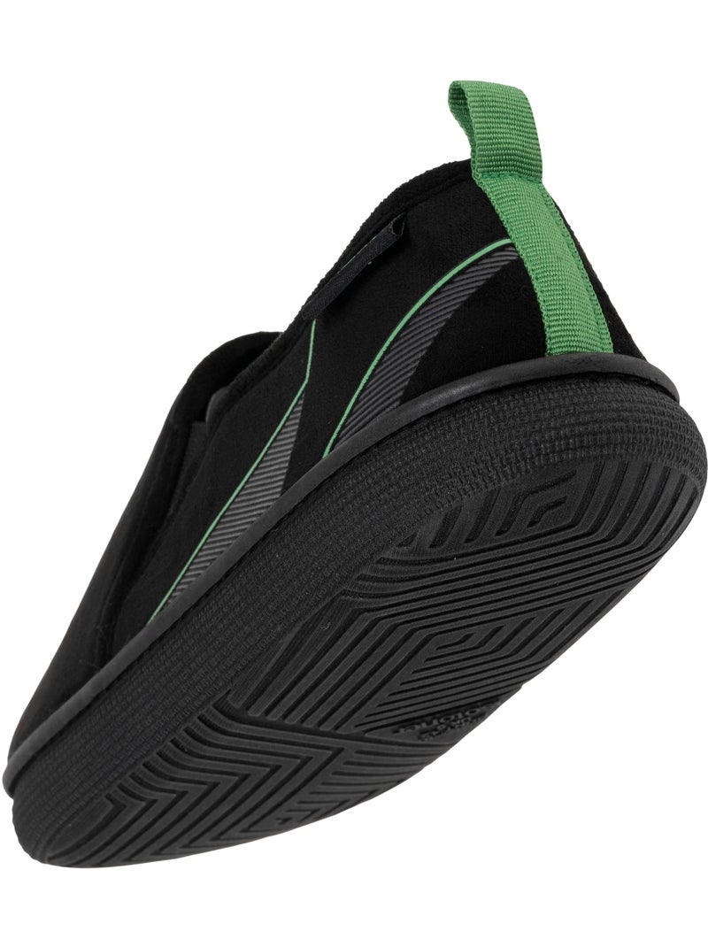 Zapatillas cerradas ante, suela bloup XTRA comfort, buena hombre Isotoner Negro - Kiabi