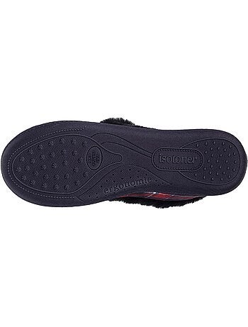 Zapatillas cerradas detalles de piel sintética mujer