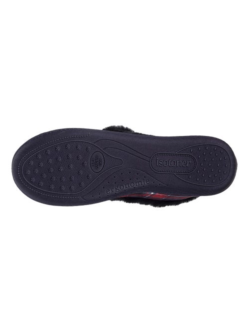 Zapatillas cerradas Detalles de piel sintética mujer Isotoner - Kiabi