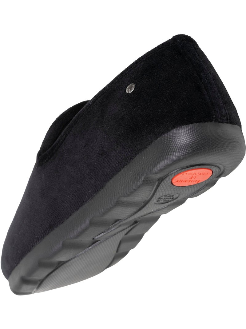 Zapatillas cerradas flexible, ultra cómoda y ligera, suela hombre Isotoner Gris negro - Kiabi