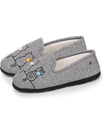 Zapatillas cerradas flexible, ultra cómoda y ligera, suela mujer Isotoner