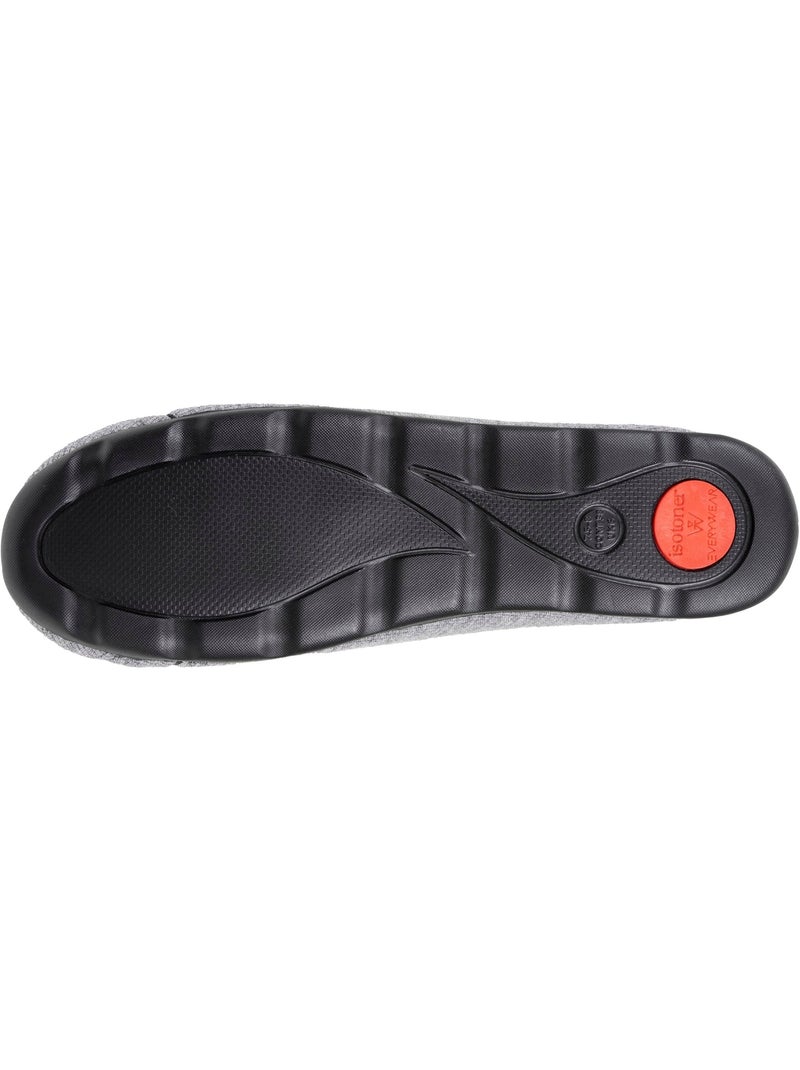 Zapatillas cerradas flexible, ultra cómoda y ligera, suela mujer Isotoner Gris - Kiabi