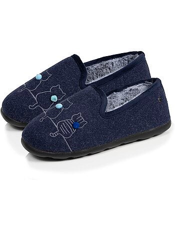 Zapatillas cerradas flexible, ultracómodo y ligero, mujer isotoner