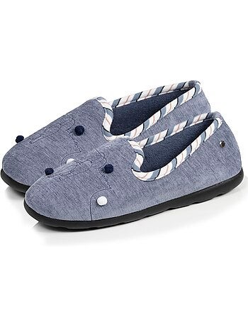 Zapatillas cerradas flexible, ultra cómoda y ligera, suela mujer Isotoner