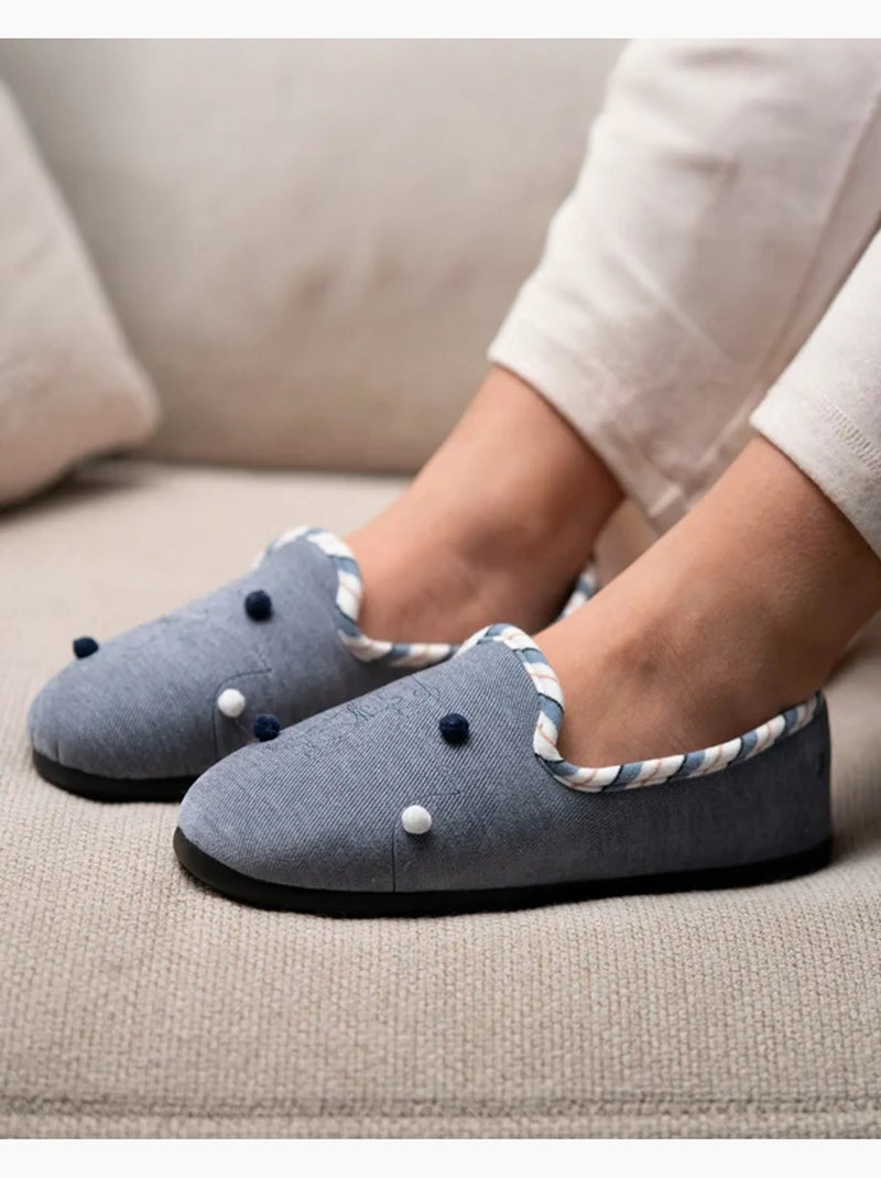 Zapatillas cerradas flexible, ultracómodo y ligero, mujer Isotoner Azul vaquero - Kiabi