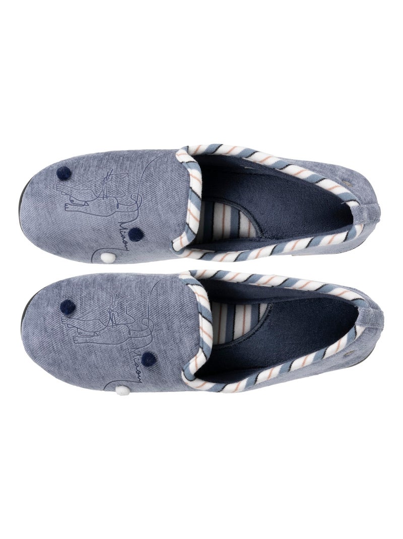 Zapatillas cerradas flexible, ultracómodo y ligero, mujer Isotoner Azul vaquero - Kiabi