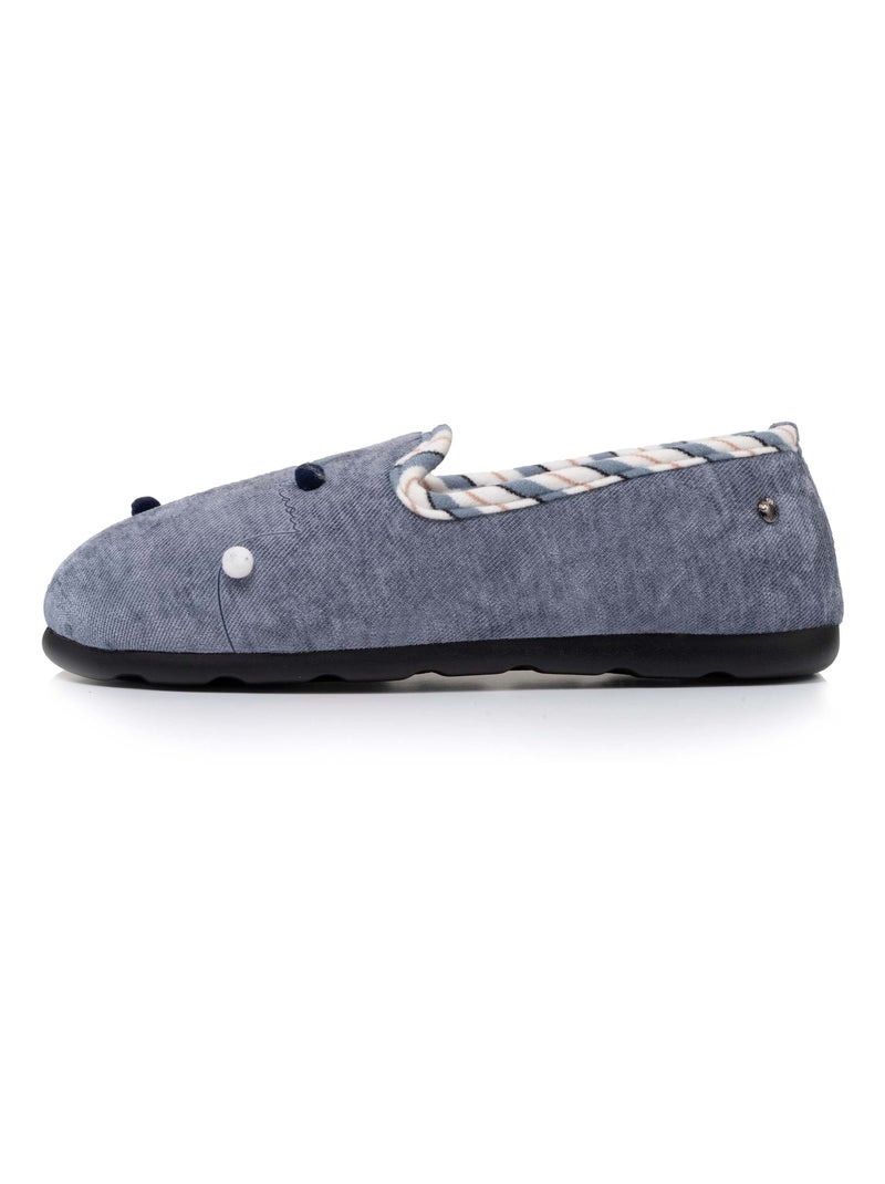 Zapatillas cerradas flexible, ultracómodo y ligero, mujer Isotoner Azul vaquero - Kiabi