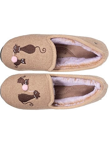 Zapatillas cerradas flexible, ultracómodo y ligero, mujer isotoner