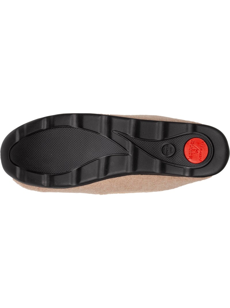 Zapatillas cerradas flexible, ultracómodo y ligero, mujer isotoner Beige jaspeado - Kiabi
