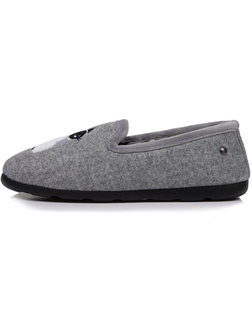 Zapatillas cerradas flexible, ultracómodo y ligero, mujer isotoner Gris gris - Kiabi