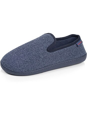 Zapatillas cerradas microvellón, suela ergonómica, espuma hombre isotoner