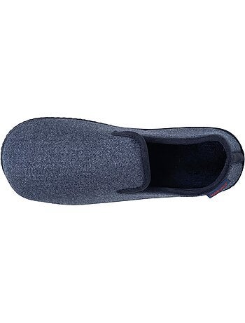 Zapatillas cerradas microvellón, suela ergonómica, espuma hombre isotoner