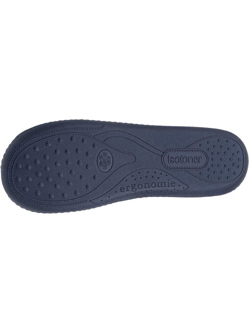 Zapatillas cerradas forro polar jaspeado, suela ergonómica, hombre isotoner - Kiabi Zapatillas cerradas forro polar jaspeado, suela ergonómica, hombre isotoner - Kiabi