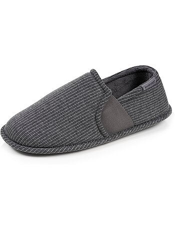Zapatillas cerradas jersey, fácil de poner, elástico que hombre Isotoner