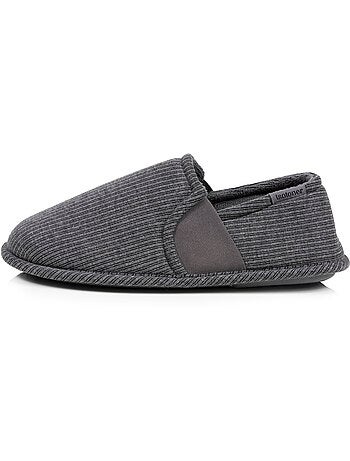 Zapatillas cerradas jersey, fácil de poner, sujeción hombre Isotoner