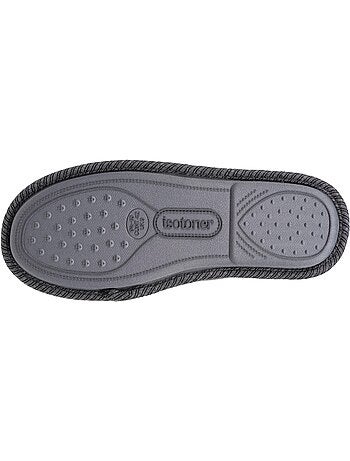 Zapatillas cerradas jersey, fácil de poner, sujeción hombre Isotoner