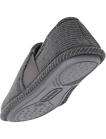 Zapatillas cerradas jersey, fácil de poner, sujeción hombre Isotoner