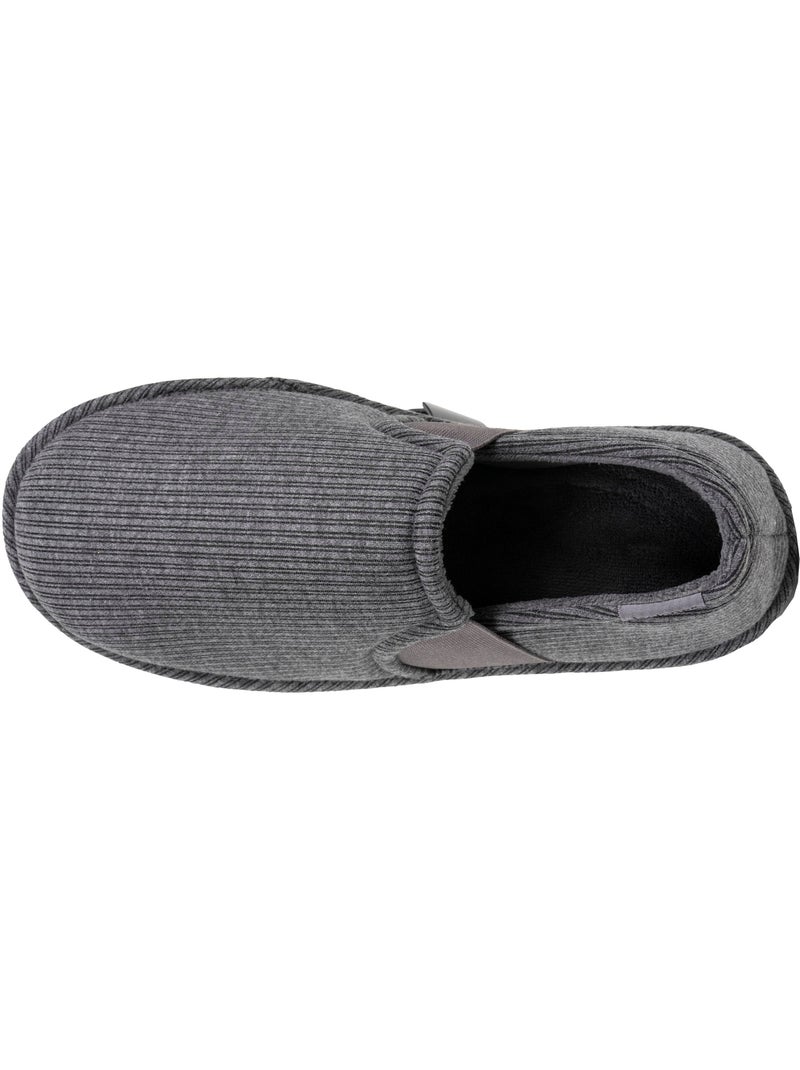 Zapatillas cerradas jersey, fácil de poner, sujeción hombre Isotoner Gris - Kiabi