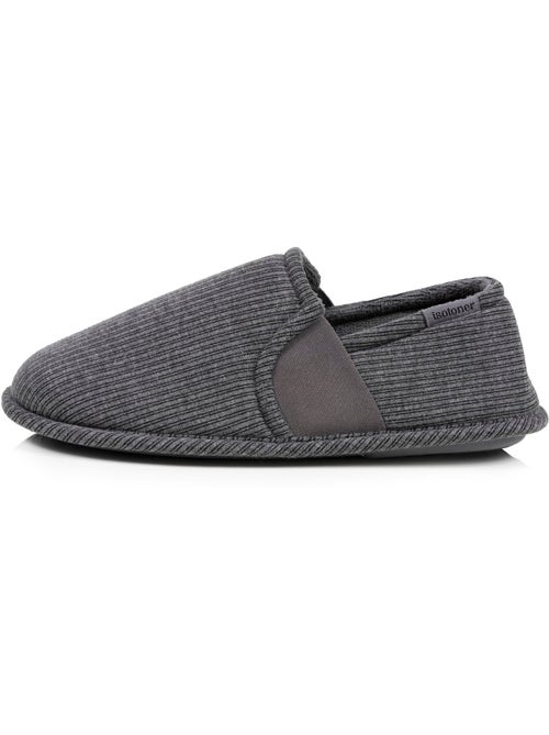 Zapatillas cerradas jersey, fácil de poner, sujeción hombre Isotoner - Kiabi