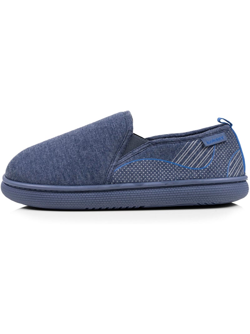 Zapatillas cerradas jersey, suela bloup XTRA comfort, buena hombre Isotoner Azul marino - Kiabi