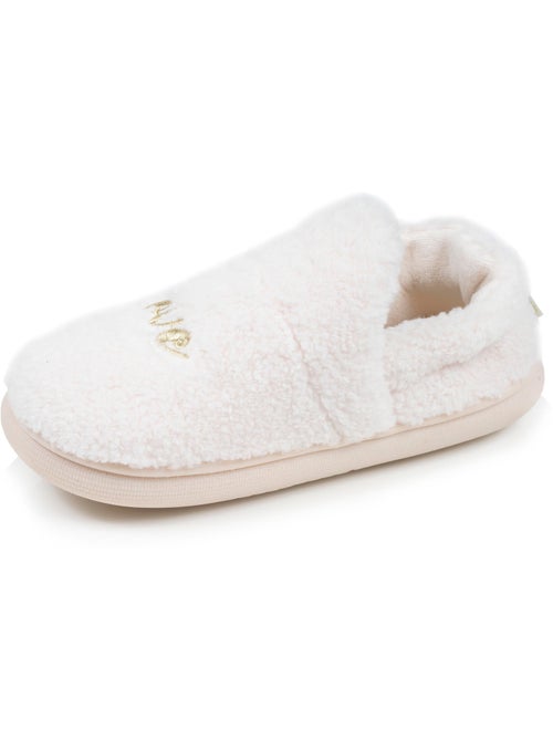 Zapatillas cerradas material de sherpa, suela bloup extra mujer Isotoner - Kiabi