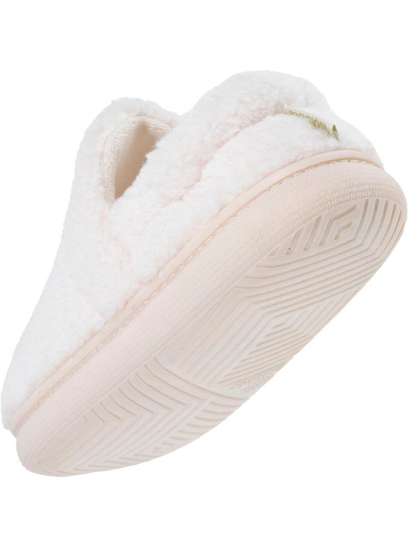 Zapatillas cerradas material de sherpa, suela bloup extra mujer Isotoner Marfil - Kiabi