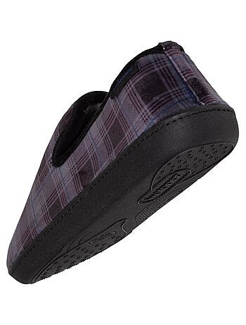 Zapatillas cerradas microvellón, suela ergonómica, espuma hombre Isotoner