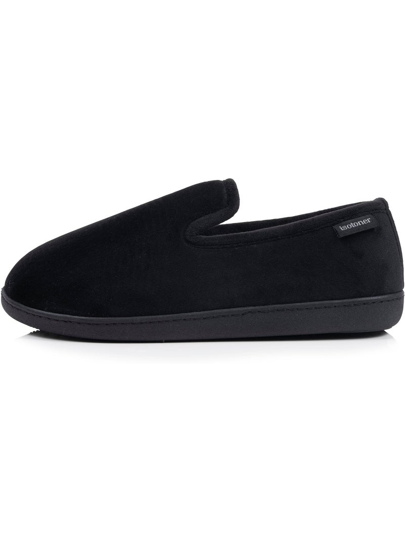 Zapatillas cerradas microvellón, suela ergonómica, espuma hombre isotoner Negro - Kiabi
