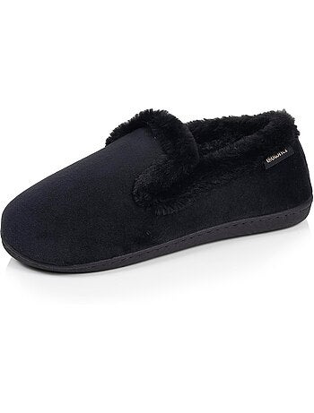 Zapatillas cerradas microvellón, suela ergonómica, espuma mujer isotoner