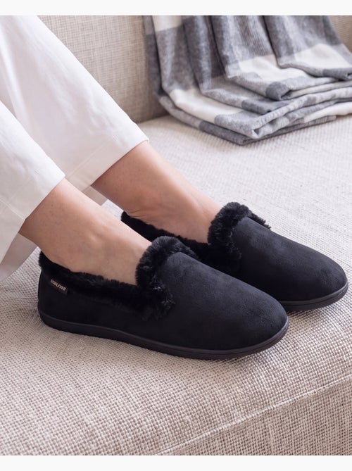 Zapatillas cerradas microvellón, suela ergonómica, espuma mujer isotoner - Kiabi Zapatillas cerradas microvellón, suela ergonómica, espuma mujer isotoner - Kiabi