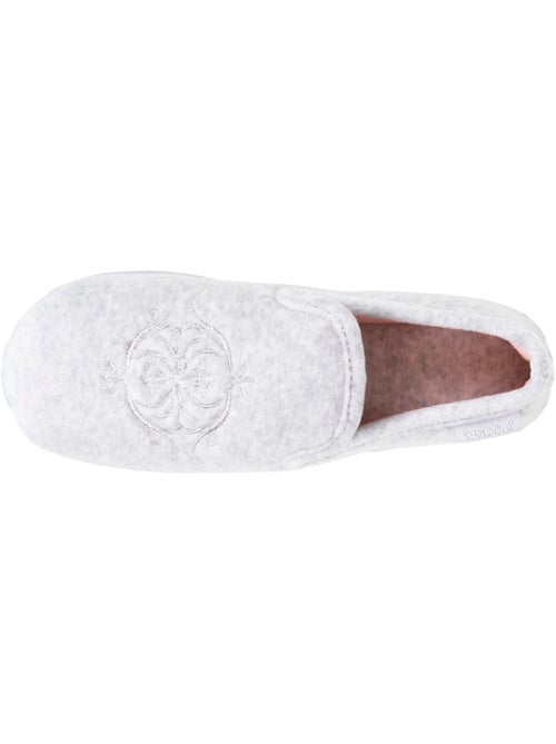 Zapatillas cerradas plantilla ergonómica de terciopelo con mujer Isotoner - Kiabi