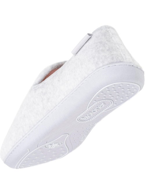Zapatillas cerradas plantilla ergonómica de terciopelo con mujer Isotoner - Kiabi