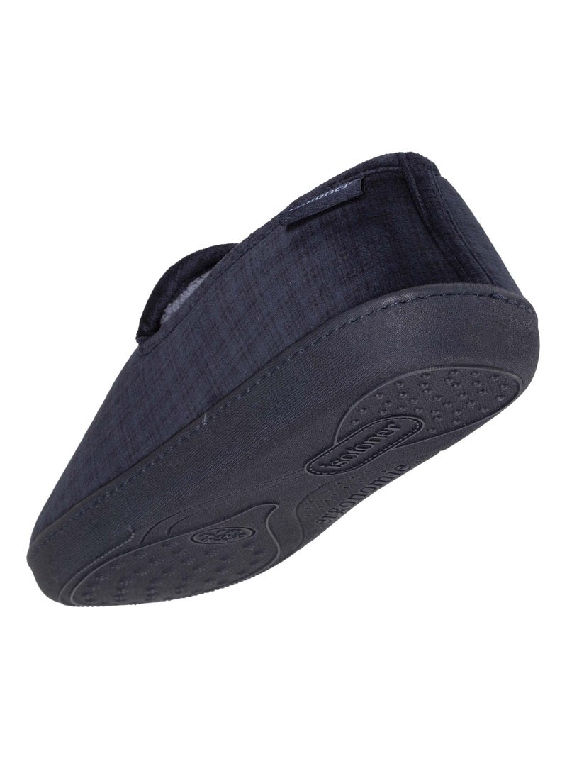 Zapatillas cerradas Plantilla ergonómica, sujeción de la hombre Isotoner Azul marino - Kiabi