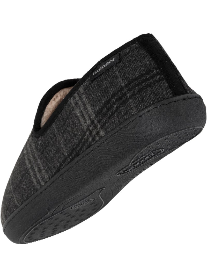 Zapatillas cerradas suela con memoria de forma hombre Isotoner Gris negro - Kiabi