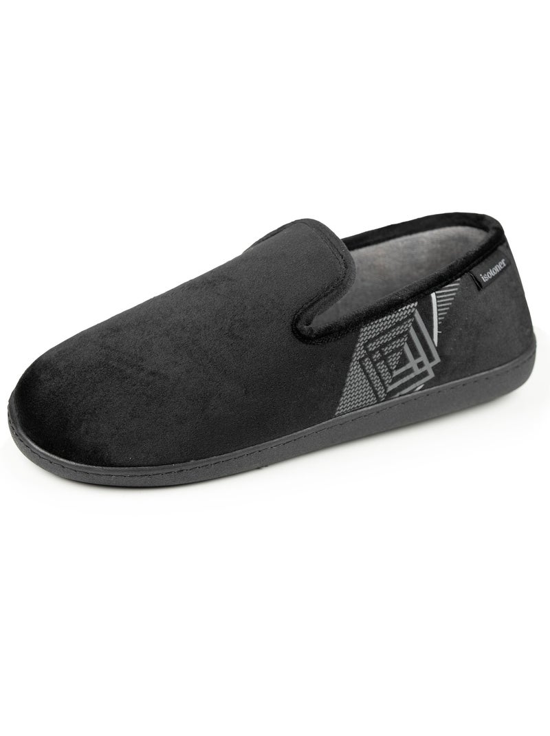 Zapatillas cerradas suela con memoria de forma hombre Isotoner Negro - Kiabi
