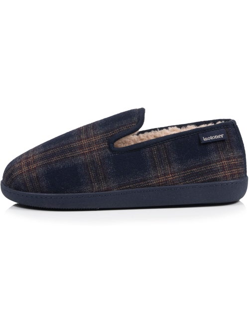 Zapatillas cerradas suela ergonómica de lana, espuma con hombre isotoner - Kiabi