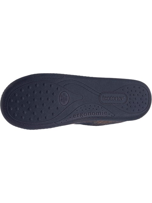 Zapatillas cerradas suela ergonómica de lana, espuma con hombre isotoner - Kiabi