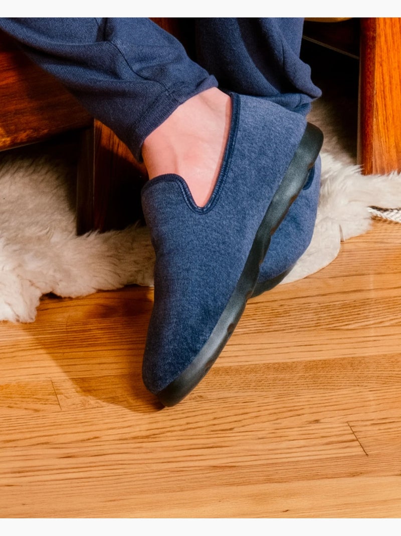 Zapatillas cerradas terciopelo flexible, ultra cómodo y hombre Isotoner Azul marino - Kiabi