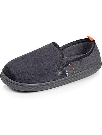 Zapatillas cerradas terciopelo, suela «bloup», extra cómodo hombre isotoner