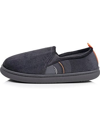 Zapatillas cerradas terciopelo, suela «bloup», extra cómodo hombre isotoner