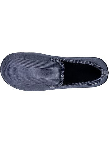 Zapatillas cerradas terciopelo, suela ergonómica, espuma hombre Isotoner
