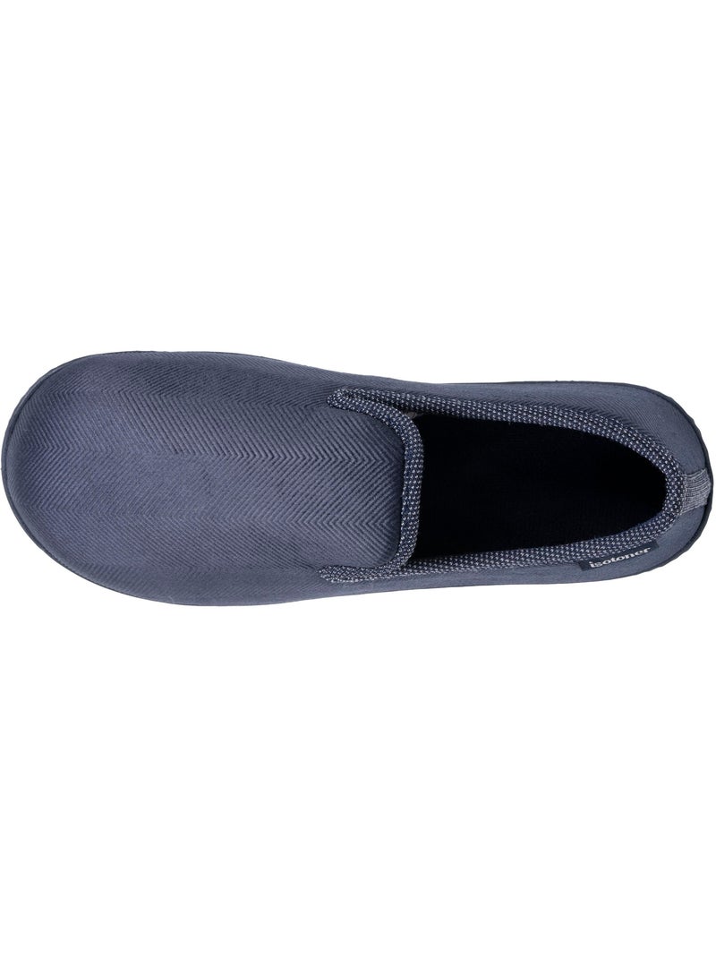 Zapatillas cerradas terciopelo, suela ergonómica, espuma hombre Isotoner Azul marino - Kiabi