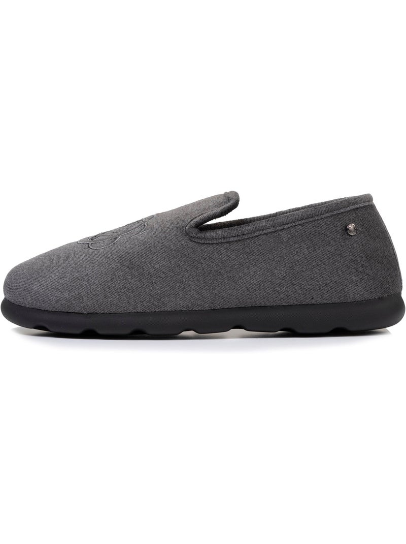 Zapatillas cerradas ultra cómodo y cálido, tecnología hombre Gris jaspeado - Kiabi