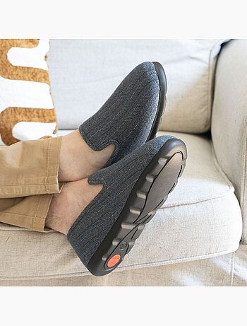Zapatillas cerradas ultra cómodo y cálido, tecnología hombre isotoner