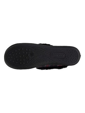 Zapatillas charentaises plantilla ergonómica confort, cálida mujer Isotoner
