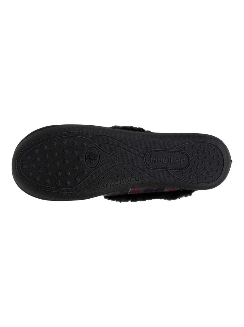 Zapatillas charentaises plantilla ergonómica confort, cálida mujer Isotoner Gris - Kiabi