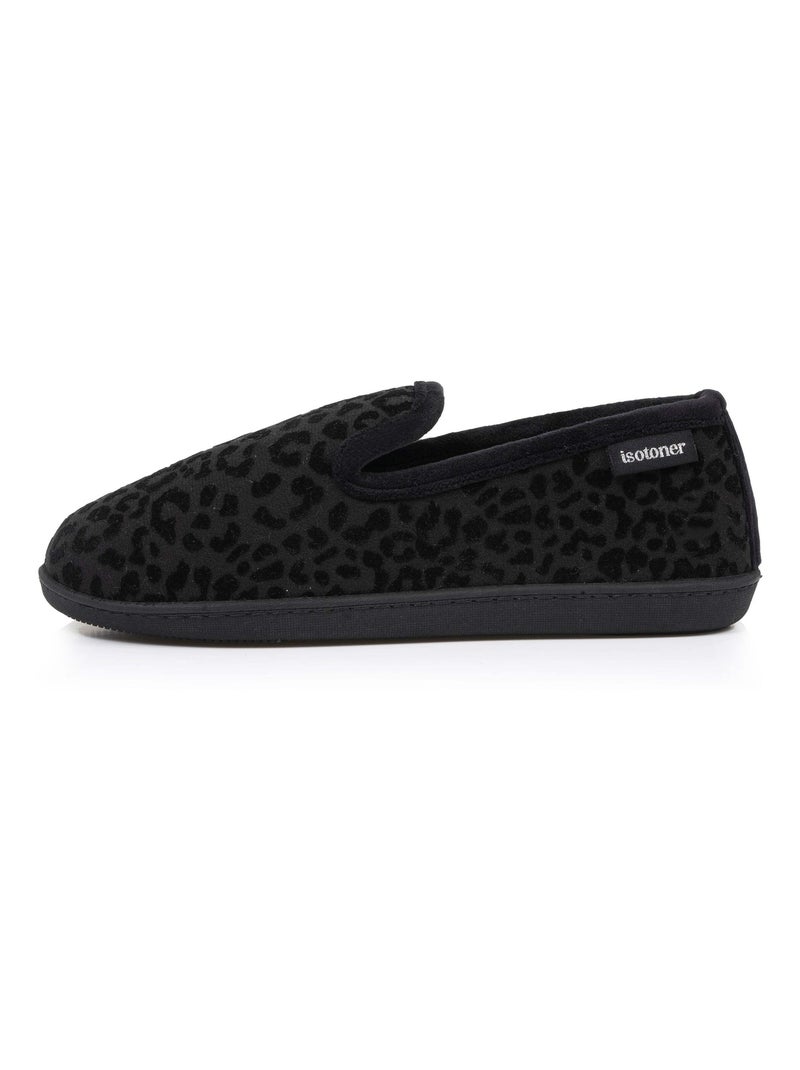 Zapatillas charentaises plantilla ergonómica confort, cálida mujer Isotoner Negro - Kiabi