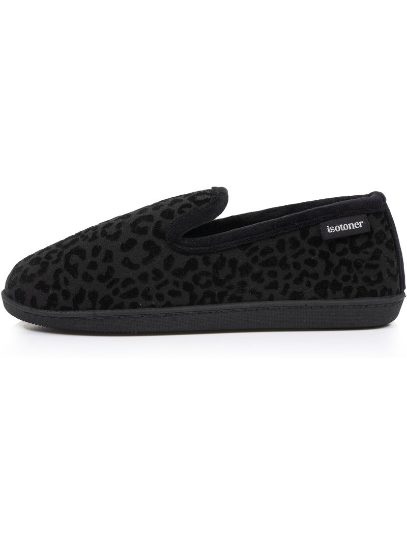 Zapatillas charentaises plantilla ergonómica confort, cálida mujer Negro - Kiabi