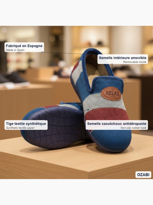 Zapatillas charentaisias hombre ozabi suela extraíble fabricadas españa - Kiabi